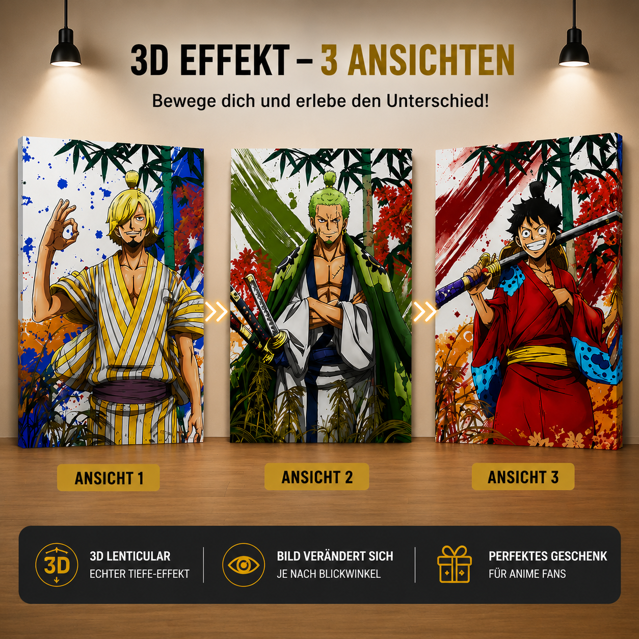 3D Anime Lenticular Poster