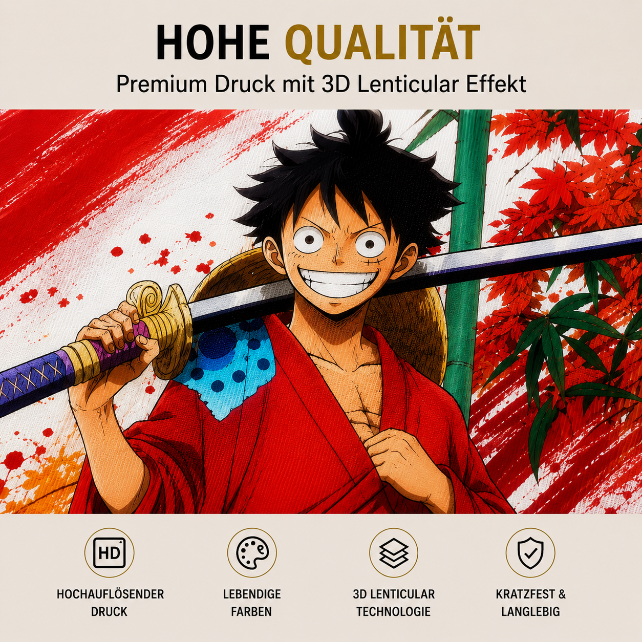 3D Anime Lenticular Poster